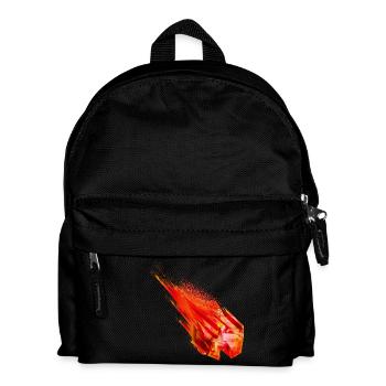 Astéroïde lumineux avec queue de feu - Conception de puissance - Sac à dos Enfant - noir - Devant