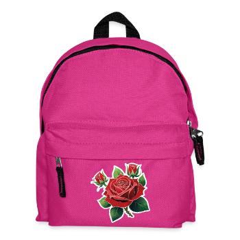 Red Rose – Rockabilly - Kids' Backpack - fuchsia - Front