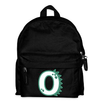 Number 0 - Kids' Backpack - black - Front
