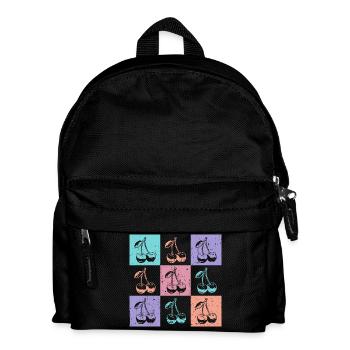 Cerises, couleurs vives de l’été - Sac à dos Enfant - noir - Devant