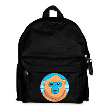 Snub-nosed monkey Monkey Chimpanzee - Kids' Backpack - black - Front