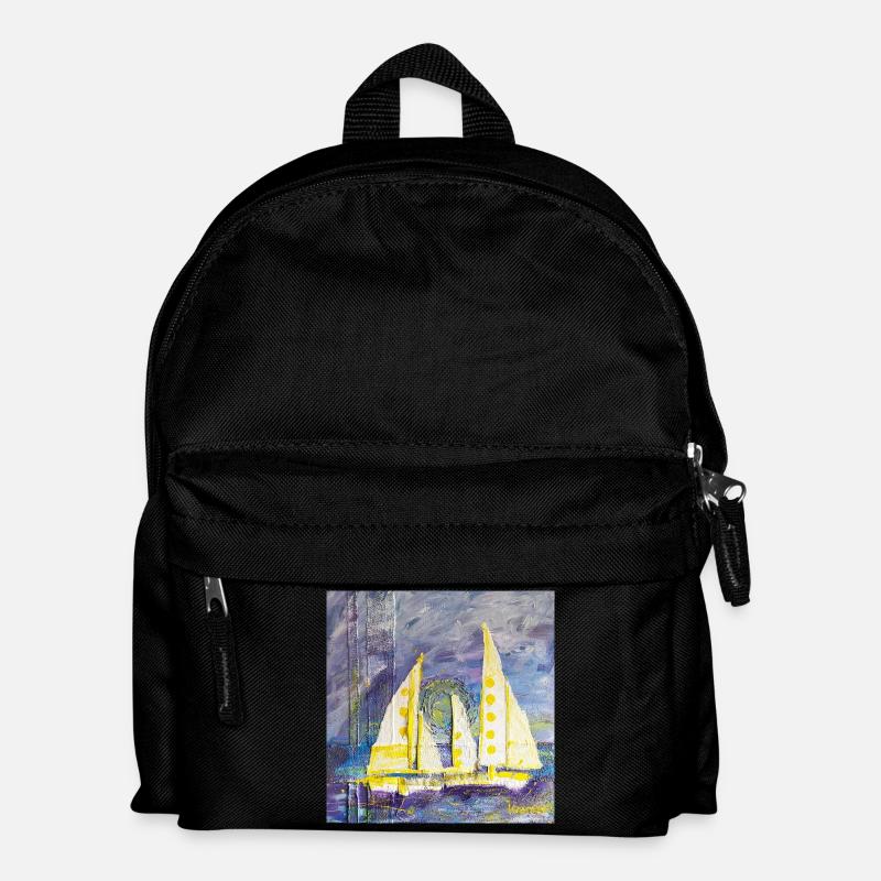 Sailboat - Kids' Backpack - black