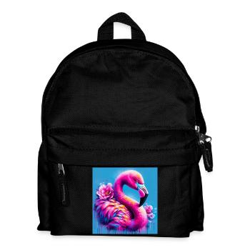 flamingo - Kids' Backpack - black - Front