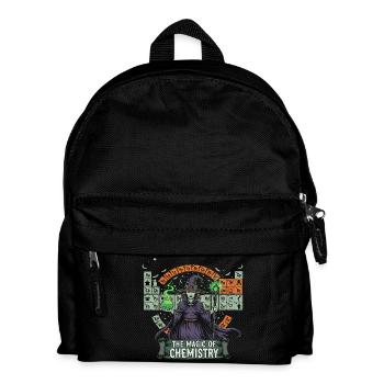 Sorcière avec potions et tableau périodique - Sac à dos Enfant - noir - Devant
