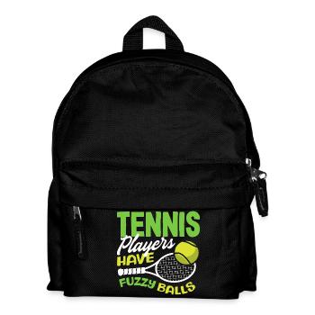 Les joueurs de tennis ont les balles floues - Sac à dos Enfant - noir - Devant