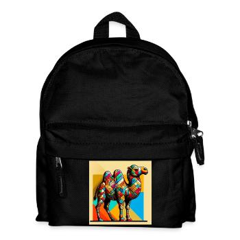 Kamel - Kinder Rucksack - Schwarz - Vorne