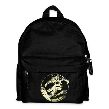 Snowboarder Silhouette - Sac à dos Enfant - noir - Devant