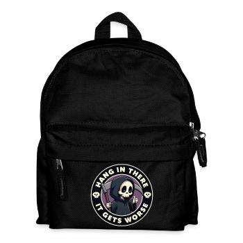 Halten Sie durch, es wird noch schlimmer - Kinder Rucksack - Schwarz - Vorne