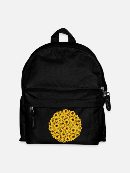 Moon Pattern - Kids' Backpack - black