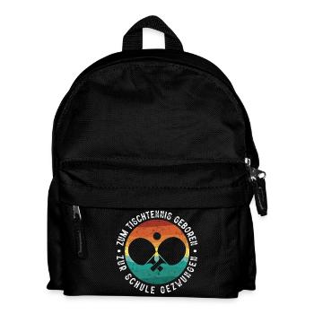 Tischtennisspieler Geschenke Tischtennis Outfits - Kinder Rucksack - Schwarz - Vorne