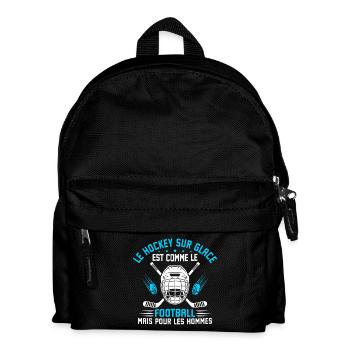 le hockey sur glace cadeau drôle hockey sur glace - Sac à dos Enfant - noir - Devant