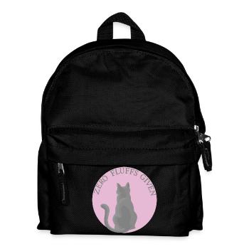 Cat with attitude - Kids' Backpack - black - Front