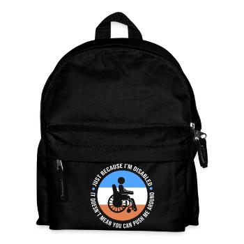 fauteuil roulant - Sac à dos Enfant - noir - Devant