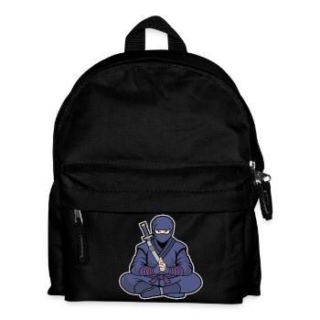 Ninja Zen – Kampfsport & Kampfsportarten - Kinder Rucksack - Schwarz - Vorne