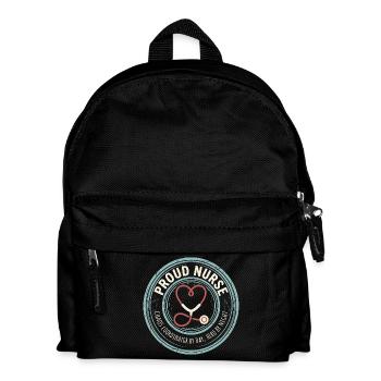 Proud Nurse - Chaos Coordinator Motiv - Kinder Rucksack - Schwarz - Vorne