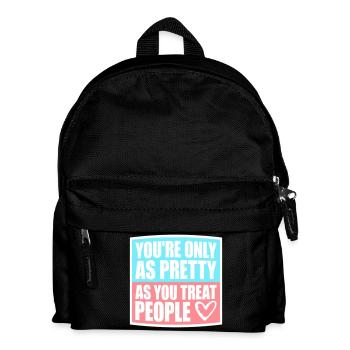 Tu n’es jolie que dans la mesure où tu traites les gens, Ehrlich - Sac à dos Enfant - noir - Devant