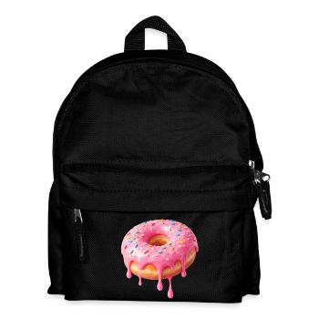 Dripping Donut Delight – Sweet - Kids' Backpack - black - Front
