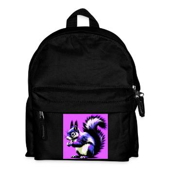 écureuil - Sac à dos Enfant - noir - Devant