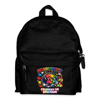 Neurodiversité Autisme Étoiles Enfant - Sac à dos Enfant - noir - Devant
