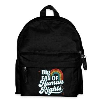 Pride Month LGBTQ – großer Fan der Menschenrechte - Kinder Rucksack - Schwarz - Vorne