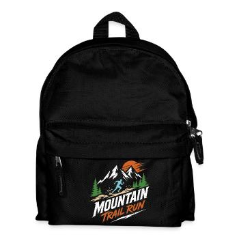 Mountain Trail Run - Kinder Rucksack - Schwarz - Vorne