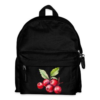 Cranberry Kostüm Karneval Fasching Rot Cranberries - Kinder Rucksack - Schwarz - Vorne