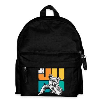 Judo Martial Arts Judoka Ground Fighting Training - Kids' Backpack - black - Front