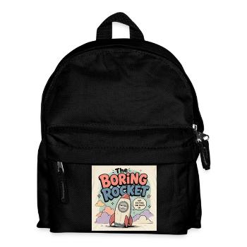 The Boring Rocket - Kids' Backpack - black - Front