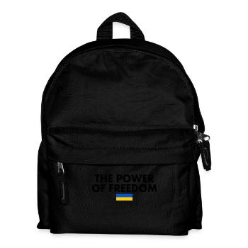 The power of freedom - Kids' Backpack - black - Front