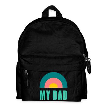 PAPA. PAPA. VATERTAG. ALLES GUTE ZUM GEBURTSTAG, PAPA. FEST - Kinder Rucksack - Schwarz - Vorne