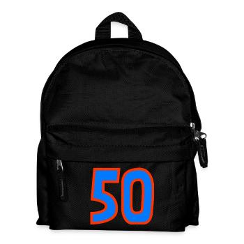 50. 50 ANS. 50e ANNIVERSAIRE. ANNIVERSAIRE 50 ANS. - Sac à dos Enfant - noir - Devant