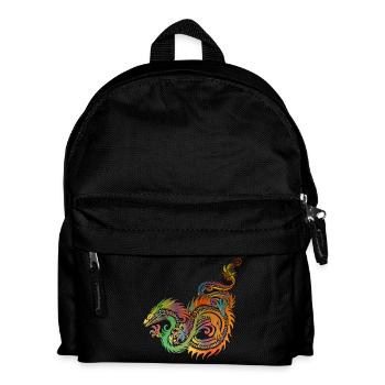 dragon chinois - Sac à dos Enfant - noir - Devant