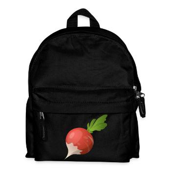 radish. Gift - Kids' Backpack - black - Front