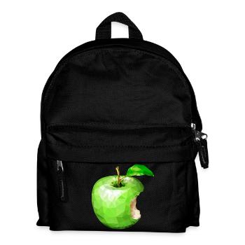 Apfel,Kunst,Obst - Kinder Rucksack - Schwarz - Vorne