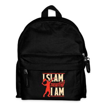 I Slam Therefore I Am - Tennis Serve Sport - Kids' Backpack - black - Front