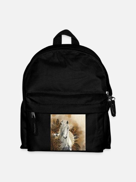 Fall Gray - Kids' Backpack - black
