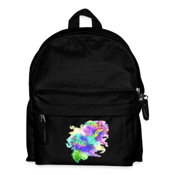 Ladybug flower star design hand drawn - Kids' Backpack - black - Front