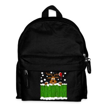 Christmas Reindeer - Kids' Backpack - black - Front