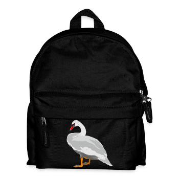 cygne - Sac à dos Enfant - noir - Devant