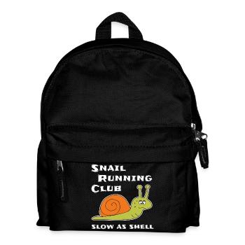 Jogging Running Sport Escargot Running Gift Fun - Sac à dos Enfant - noir - Devant
