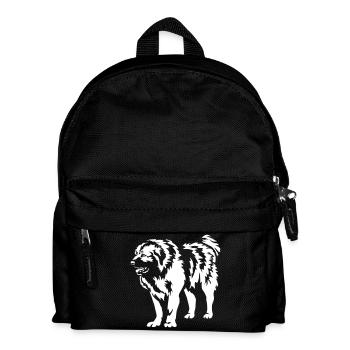 Caucasian Ovcharka "Black Edition" - Kids' Backpack - black - Front