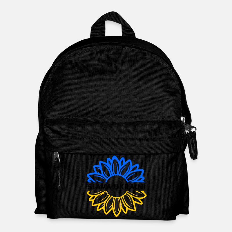 Slava ukraini - Kinder Rucksack - Schwarz