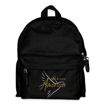 GOD BLESS AMERICA - Kinder Rucksack - Schwarz - Vorne