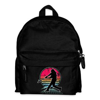 Baseball - Kids' Backpack - black - Front