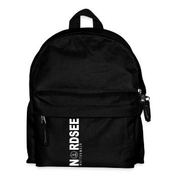 Nordsee - Kinder Rucksack - Schwarz - Vorne