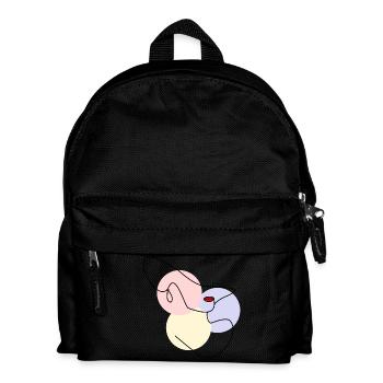 FEMME. FILLE. ADOLESCENT. JOURNEE DE LA FEMME - Sac à dos Enfant - noir - Devant