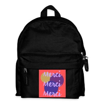 MERCI. MERCI MAÎTRESSE. CADEAU MAÎTRESSE. VACANCES - Sac à dos Enfant - noir - Devant
