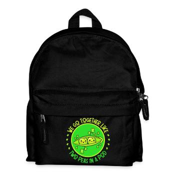 Liebende, Turteltauben, aufrichtige Liebe - Kinder Rucksack - Schwarz - Vorne