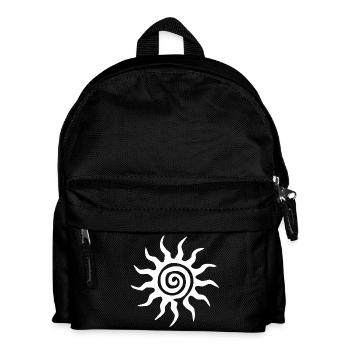 Spiral White Sun - Kids' Backpack - black - Front