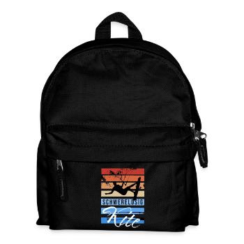 Schwerelosig Kite - Kinder Rucksack - Schwarz - Vorne